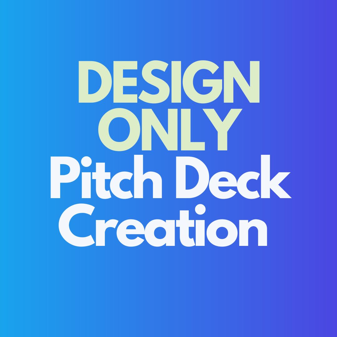 Pitch Deck Design Service - 50% Deposit