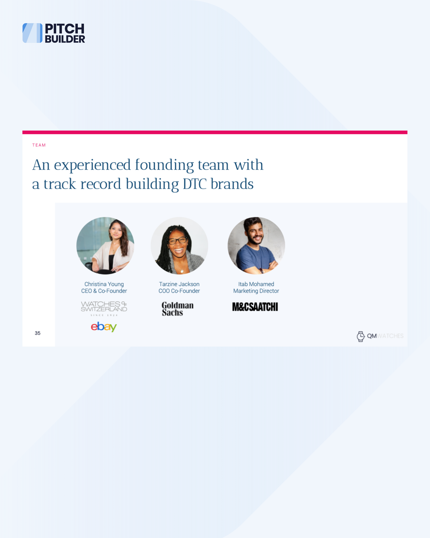 Pitch Deck Design Service - PitchBuilder