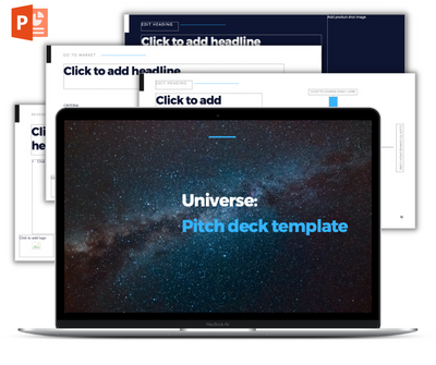 Universe - Pitch Deck Template for PPTX